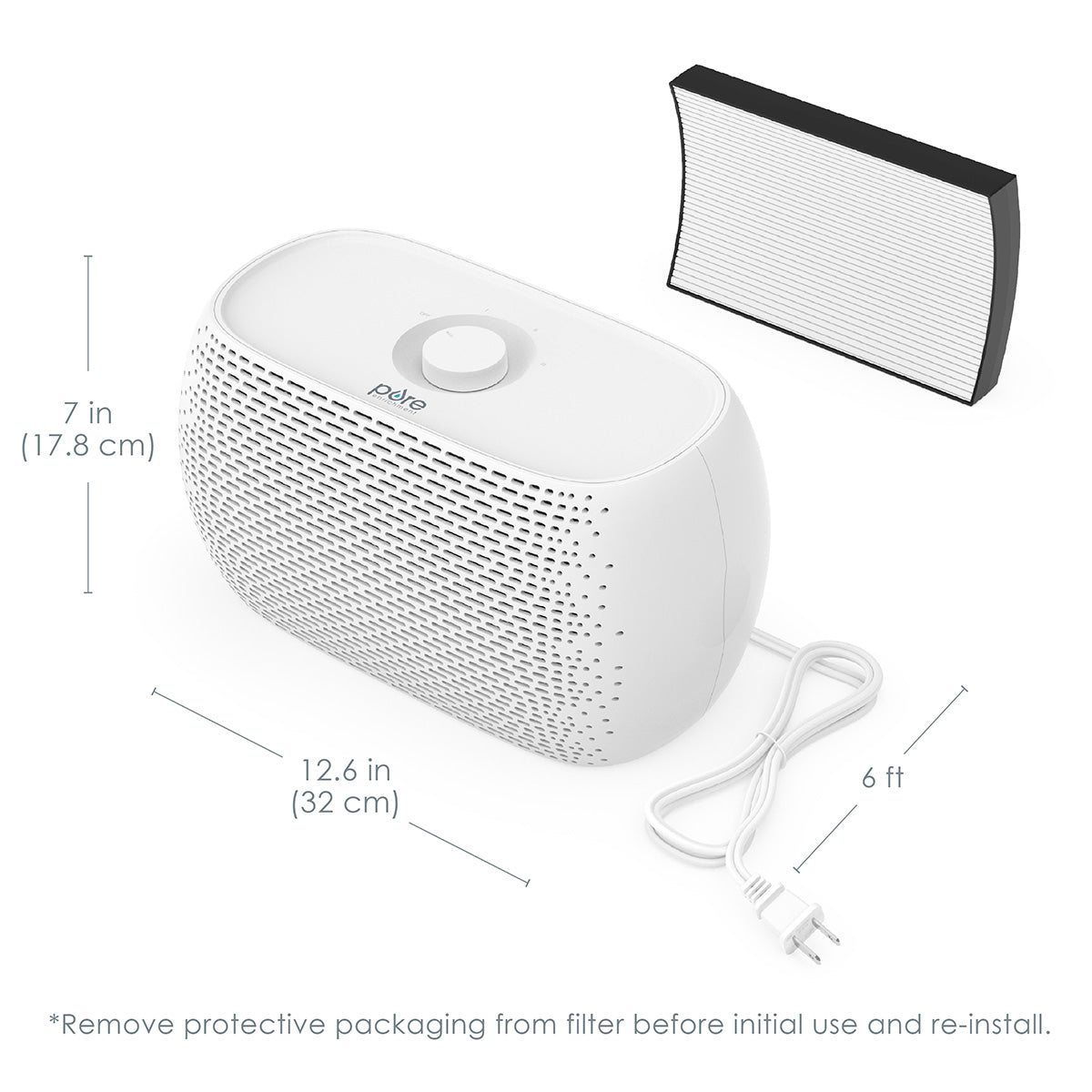 Quiet HEPA Table Air Purifier