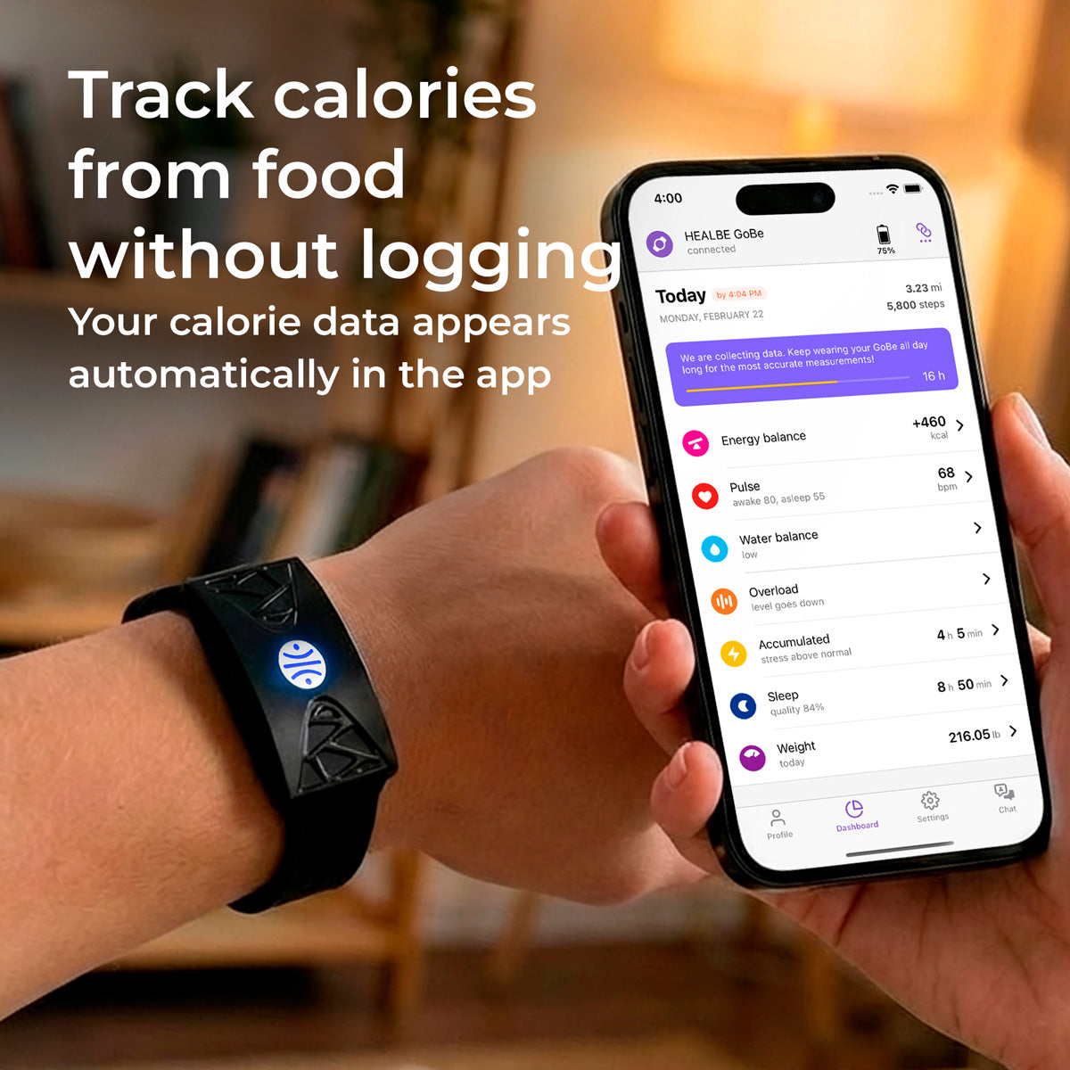 Skin Sensor Calorie Tracker