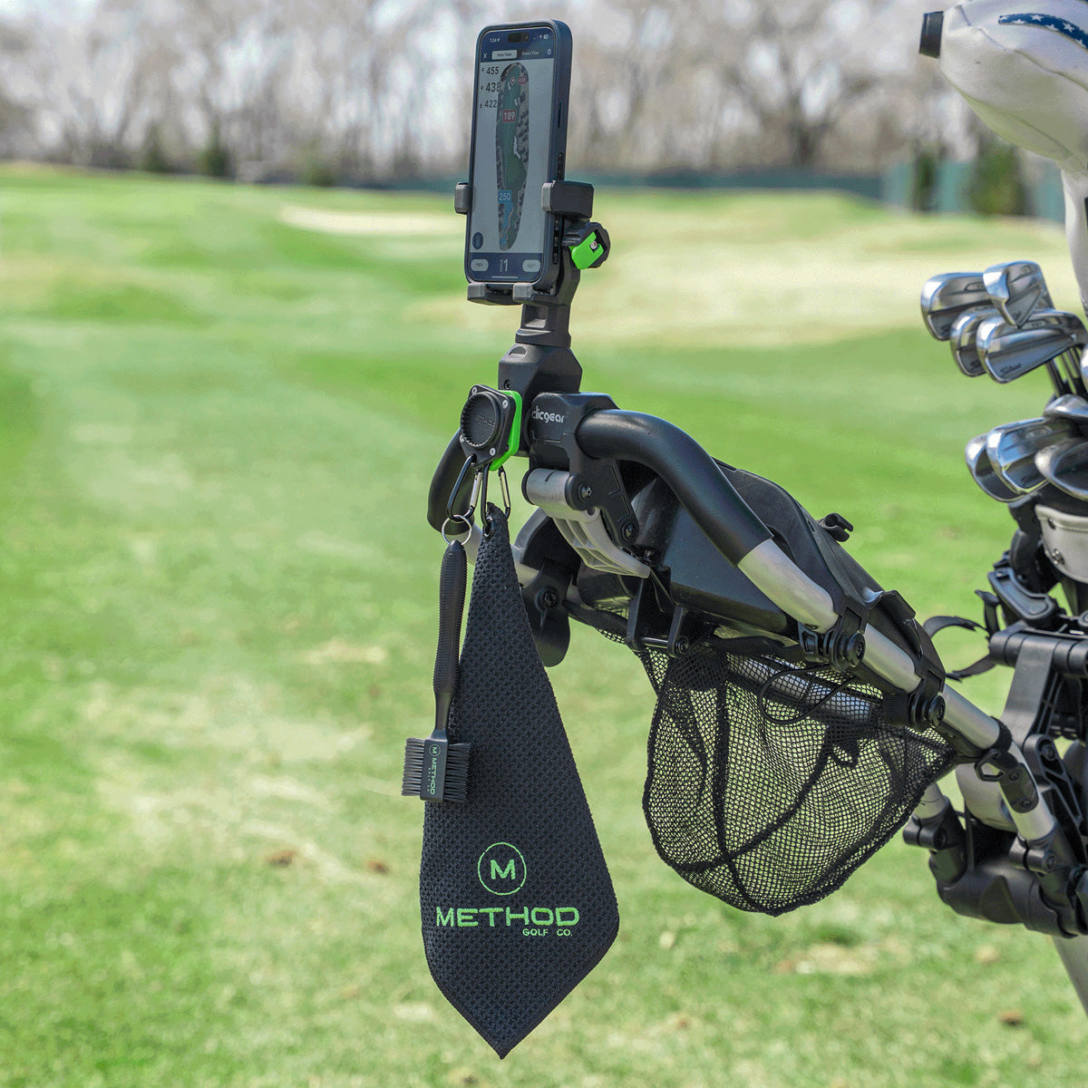 Magnetic Golf Cart Phone Holder and Gear Hub