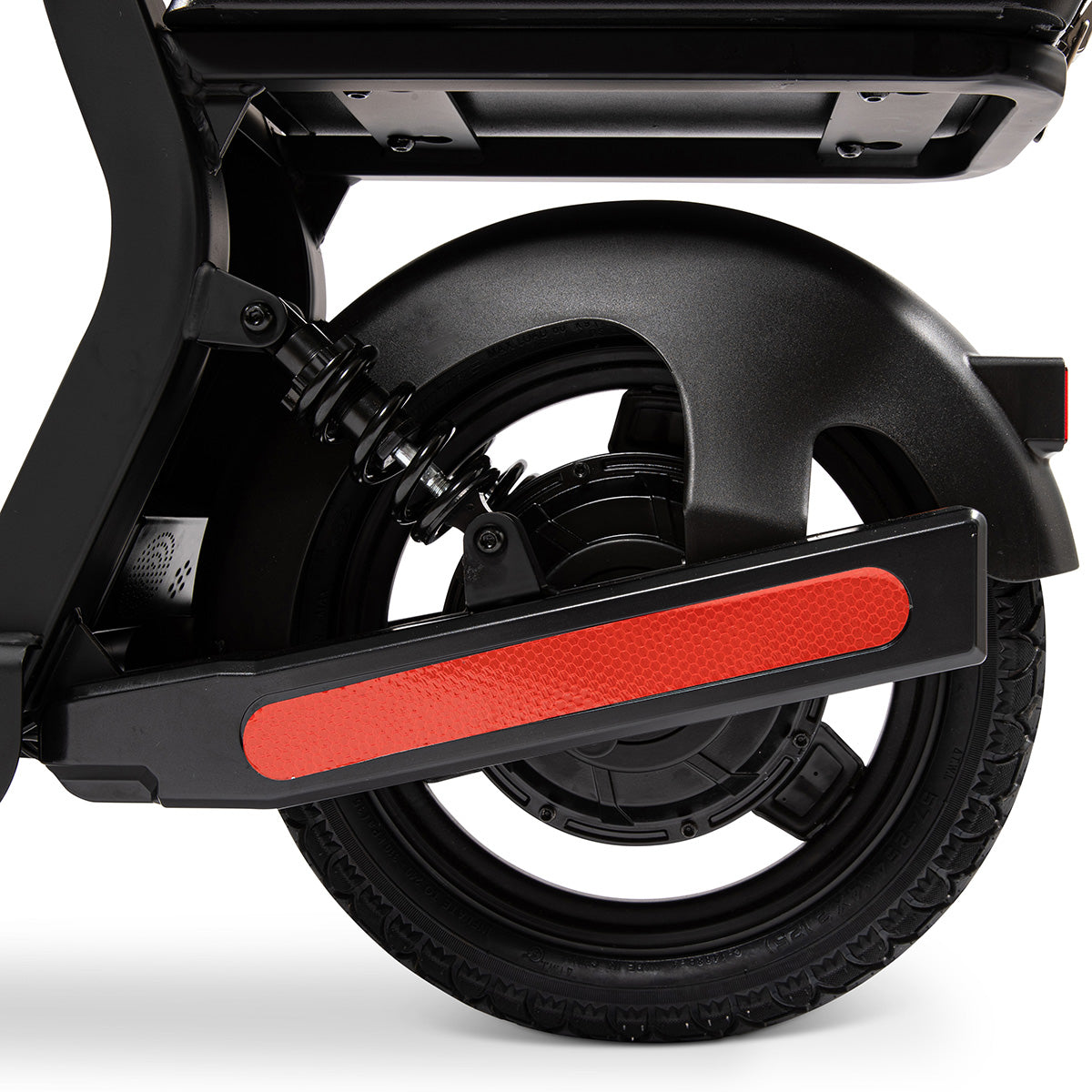 Sit-Down Electric Scooter with Basket