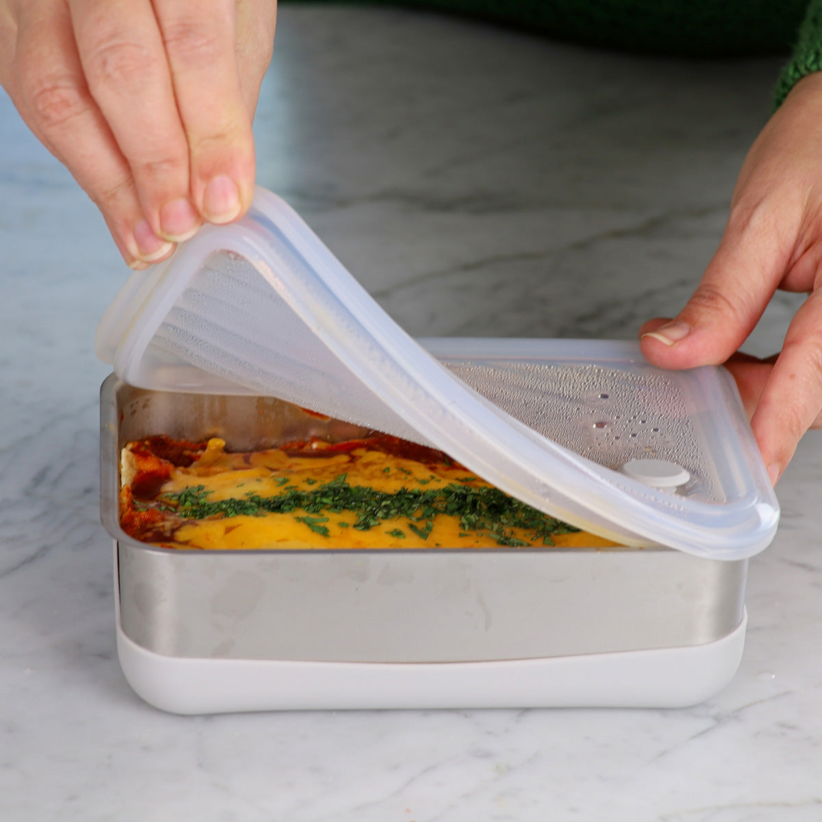 Microwave Safe Stainless Steel Set