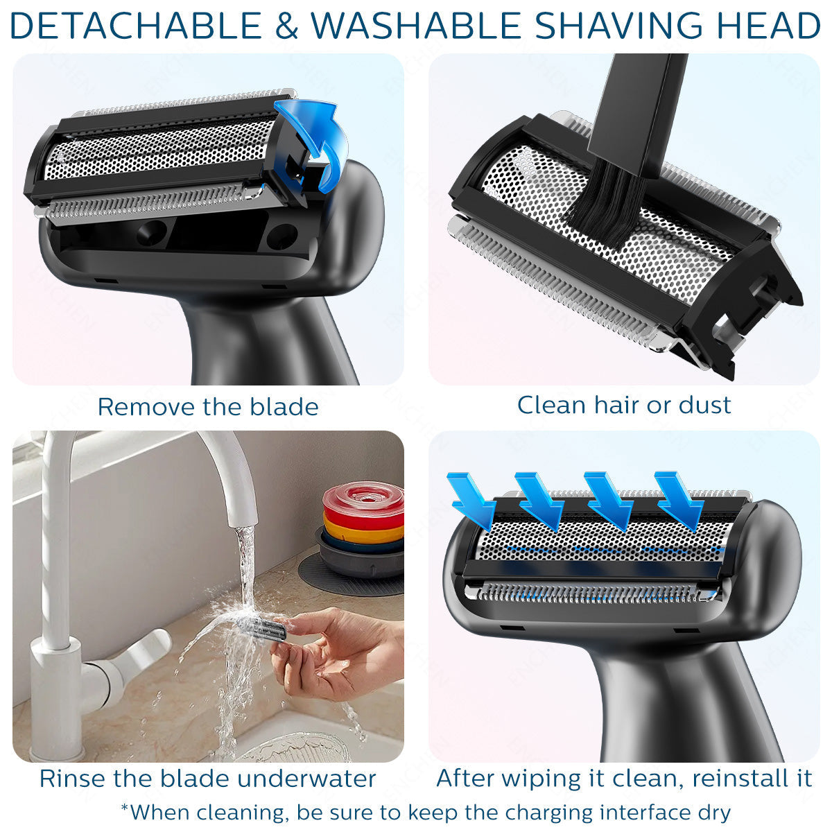 Women's Wet and Dry Electric Razor