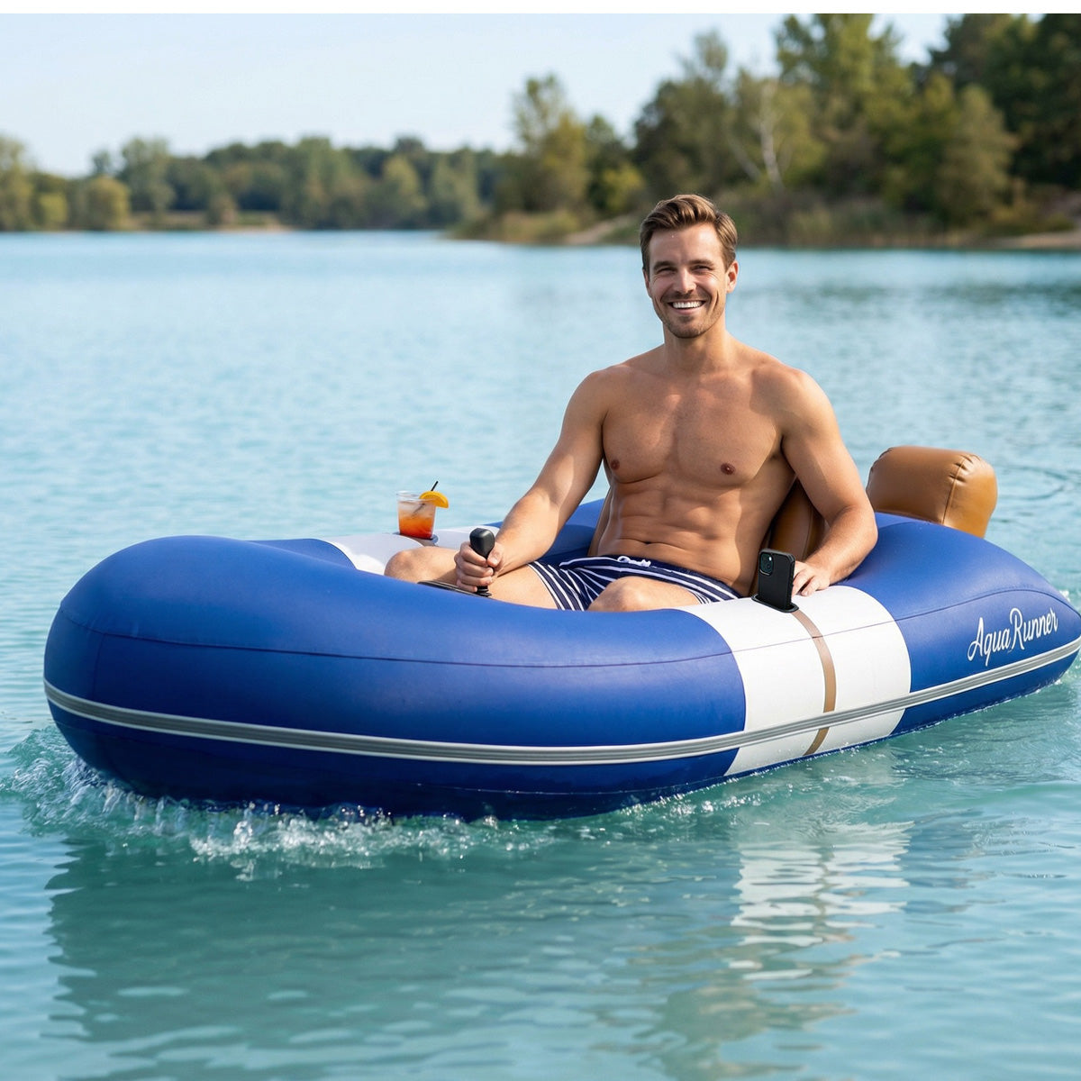 Motorized Pool and Lake Boat