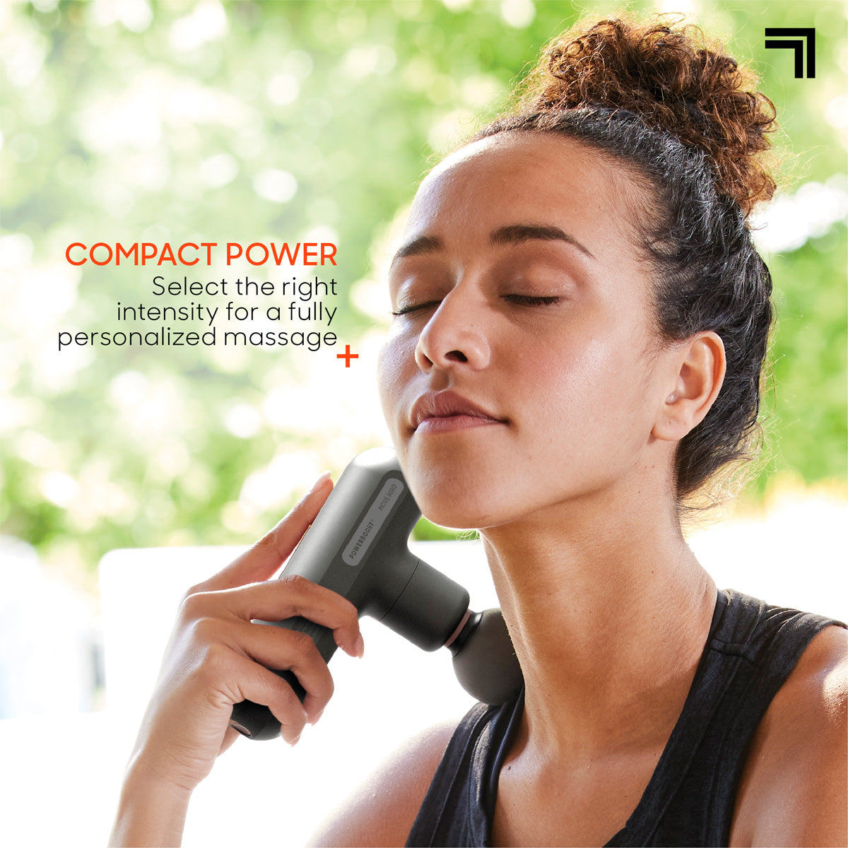 Powerboost Move Portable Percussion Massager Aero by Sharper Image