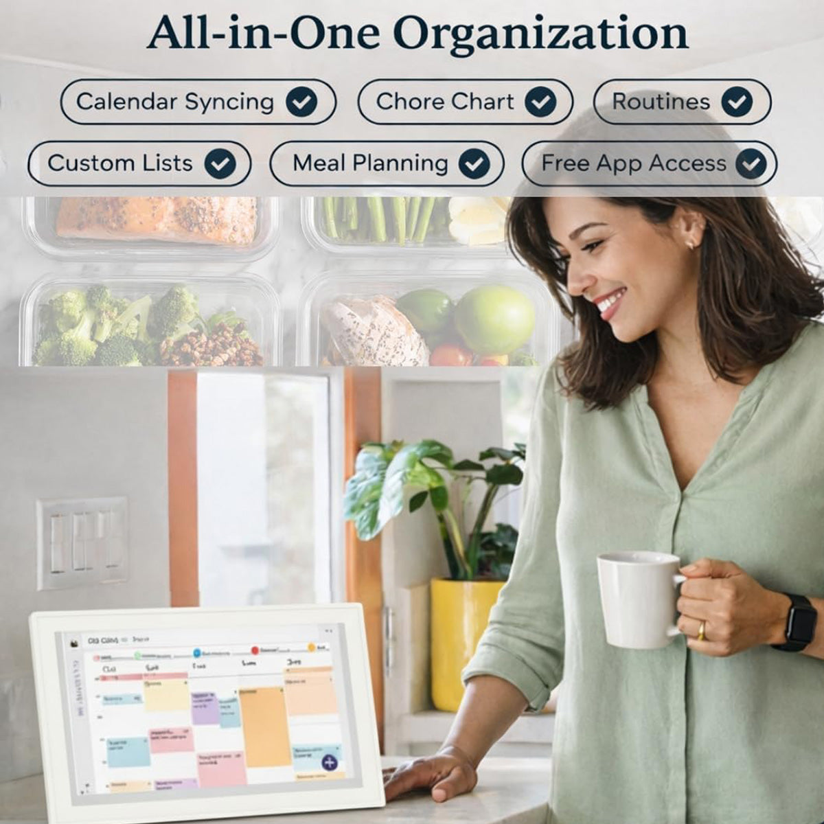 Digital Calendar and Family Frame