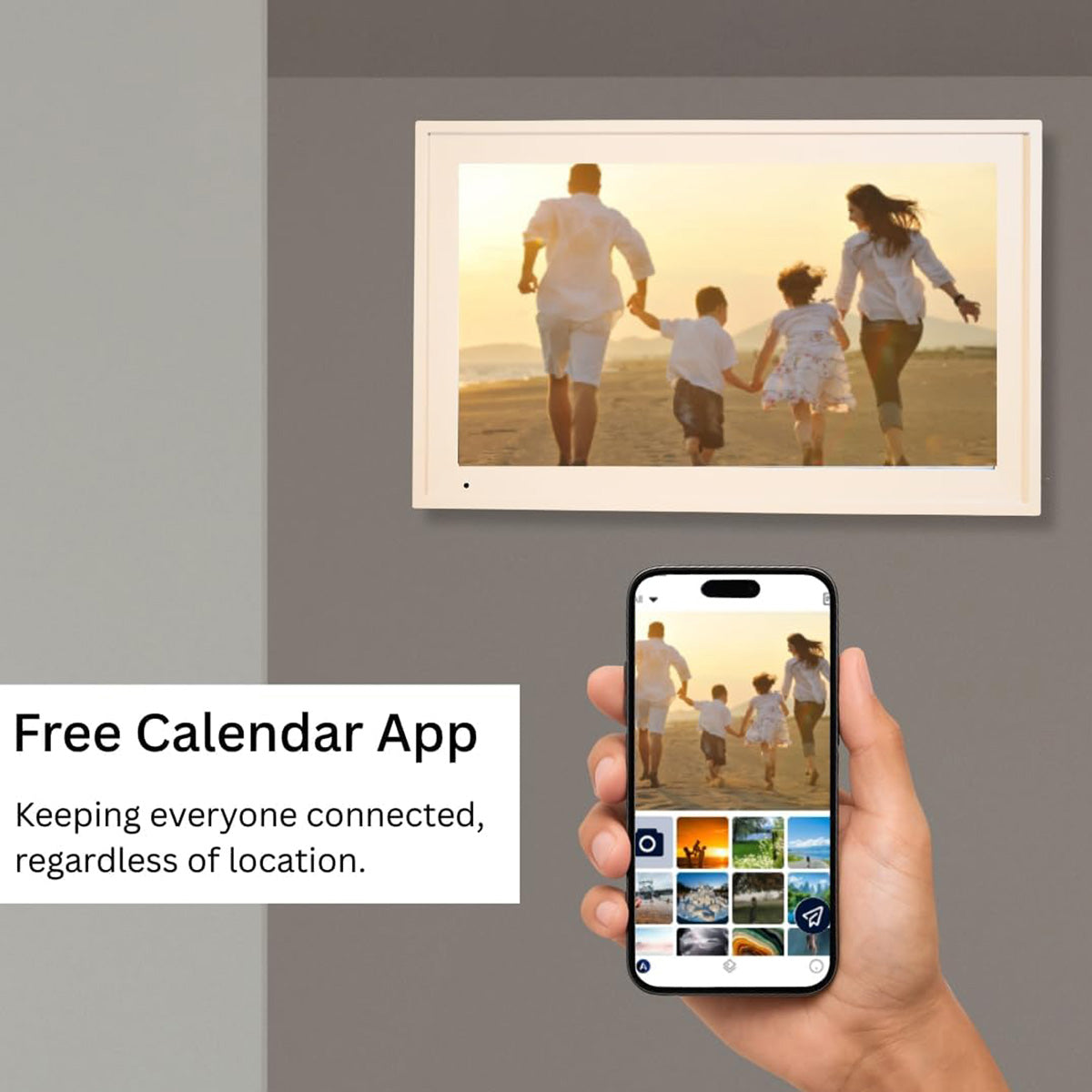 Digital Calendar and Family Frame