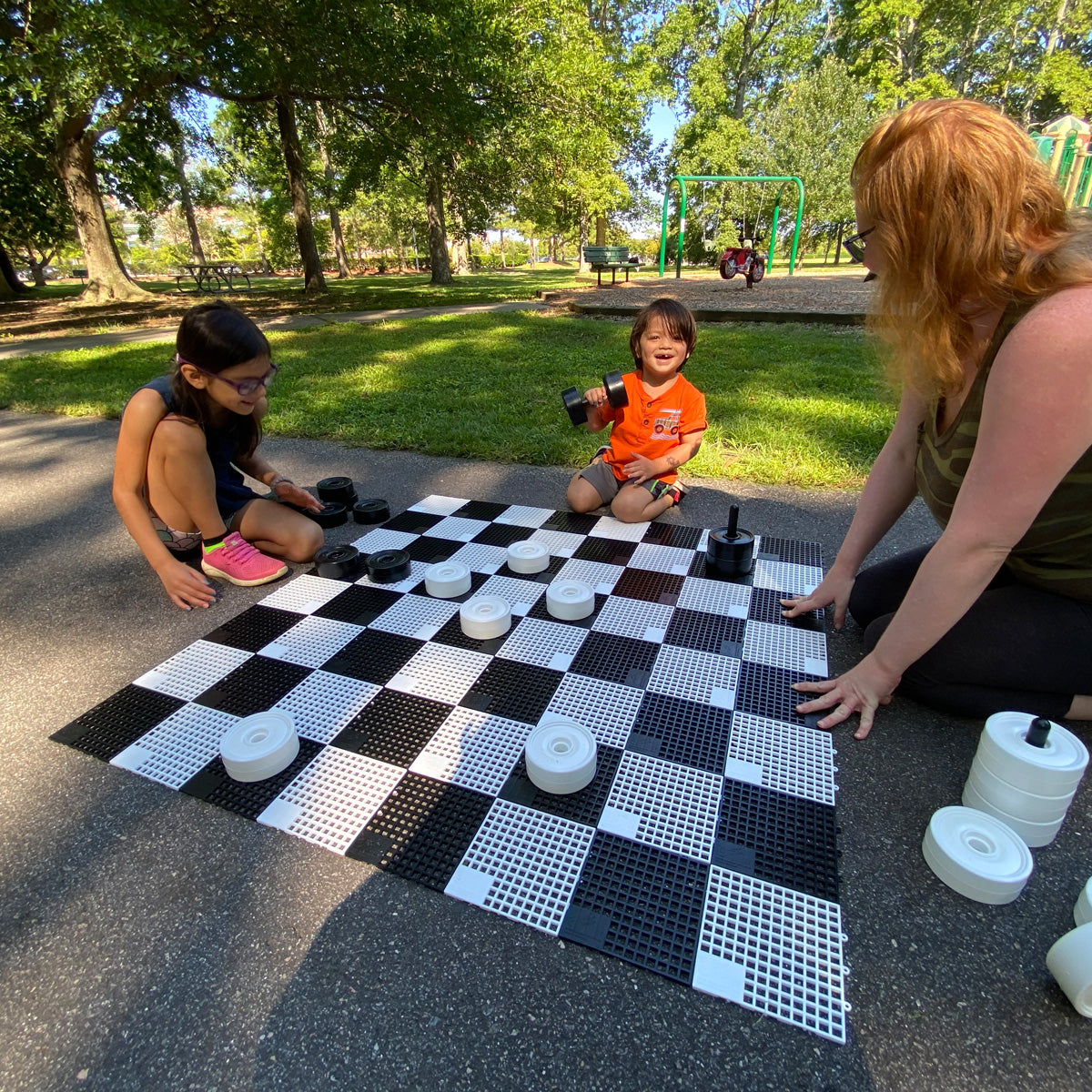 Giant Checker Pieces for Giant Game Board