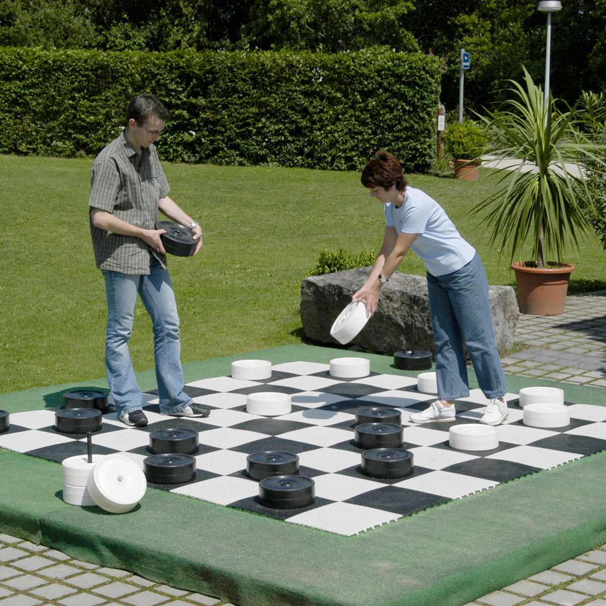 Giant Checker Pieces for Giant Game Board