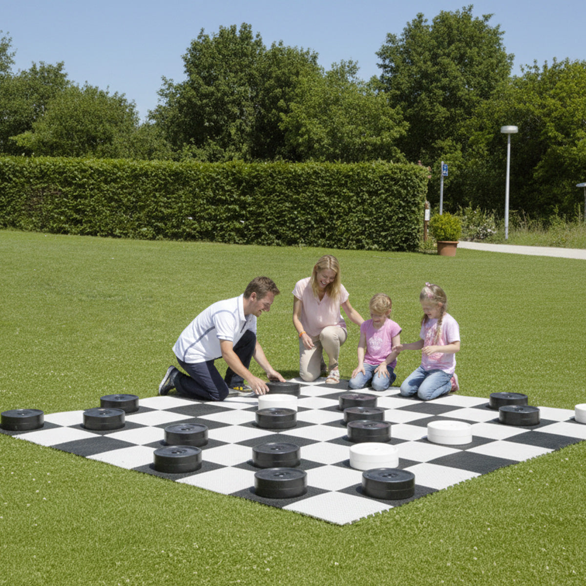 Giant Checker Pieces for Giant Game Board