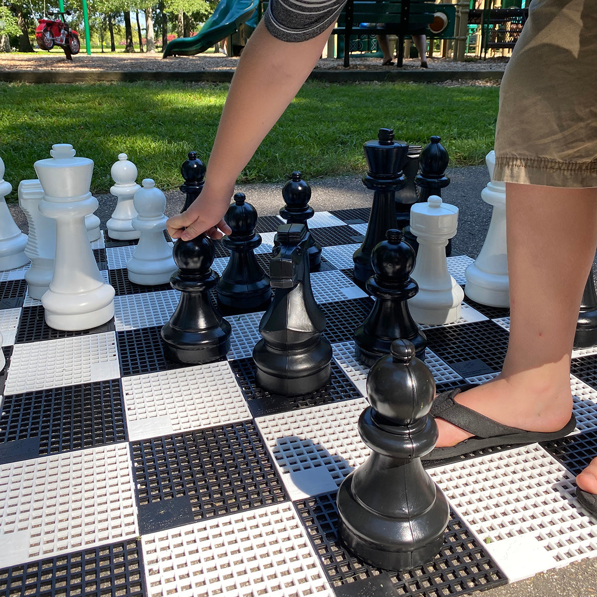 Giant Chess Pieces for Giant Game Board