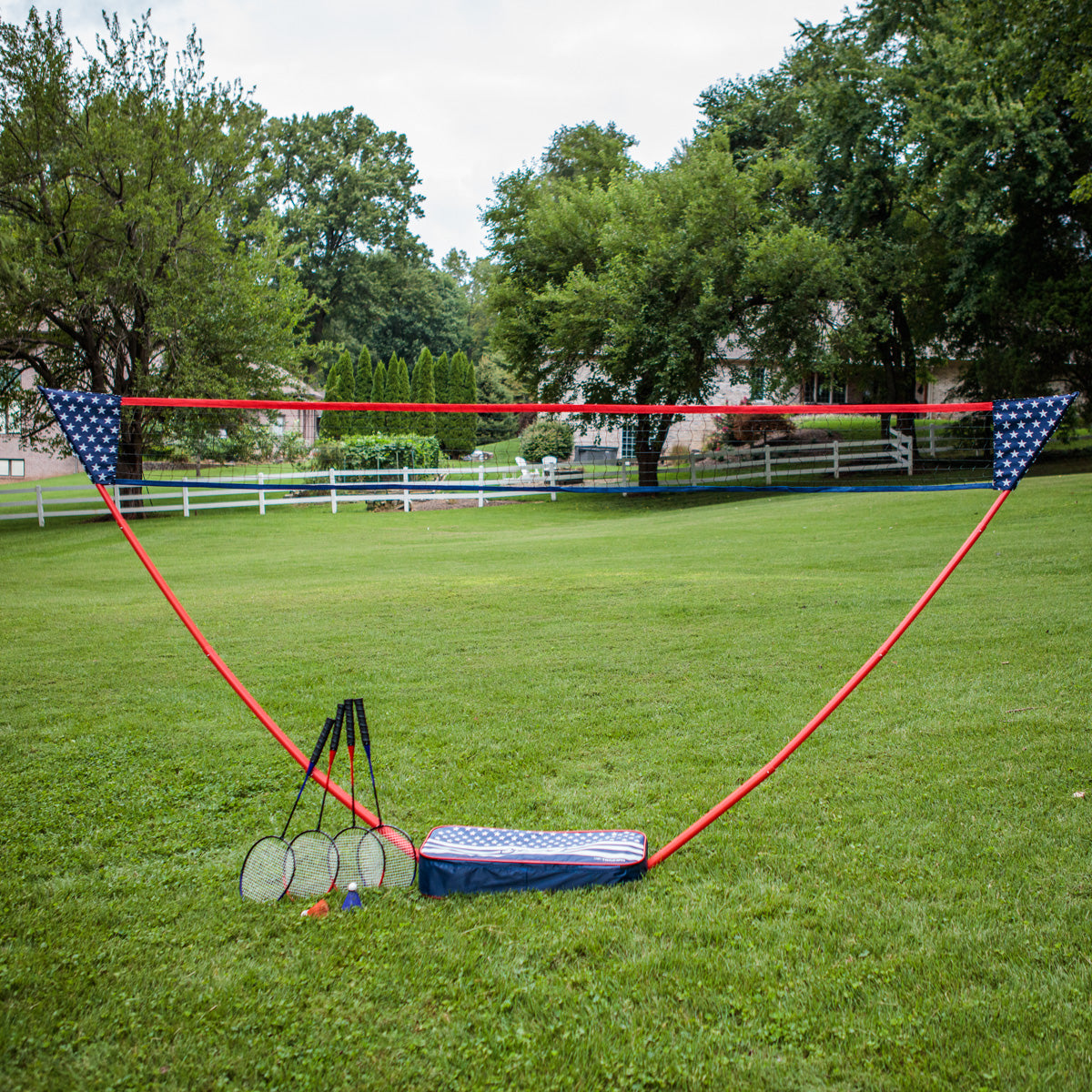 Patriotic Portable Badminton