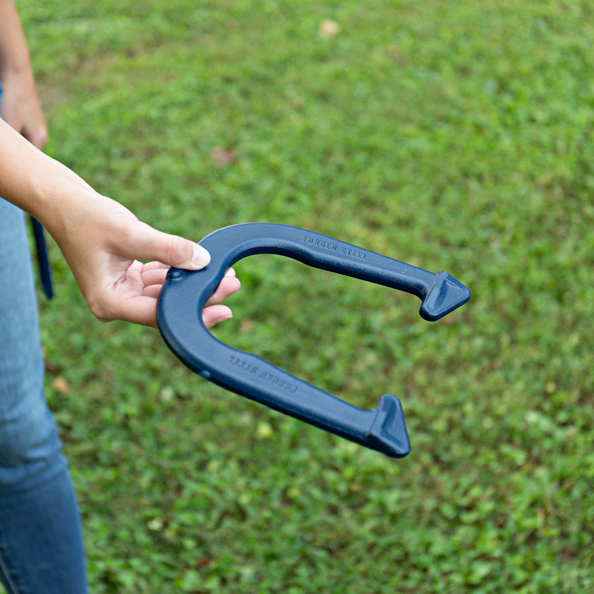 Patriotic Forged Horseshoes