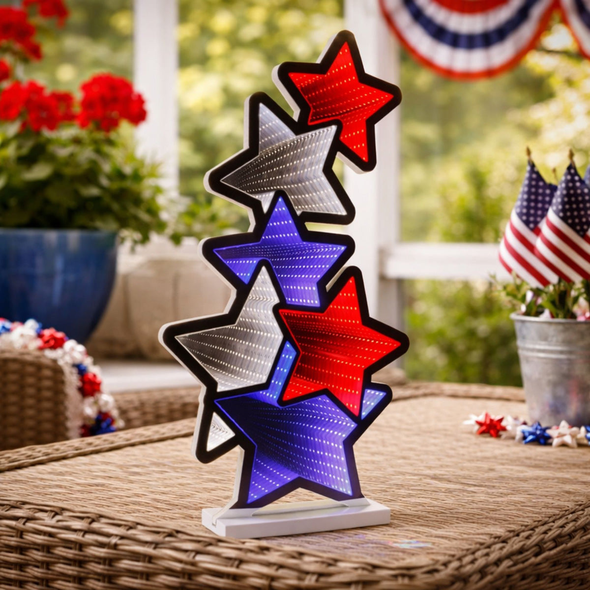 Star Stack LED Infinity Light