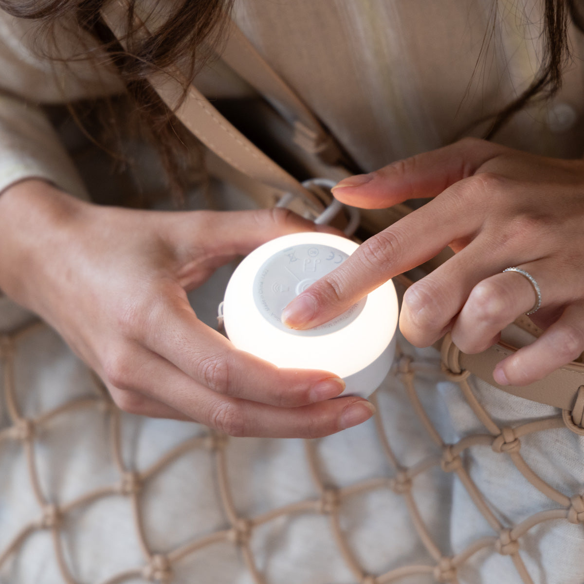 Travel Sleep Sound Machine with Light