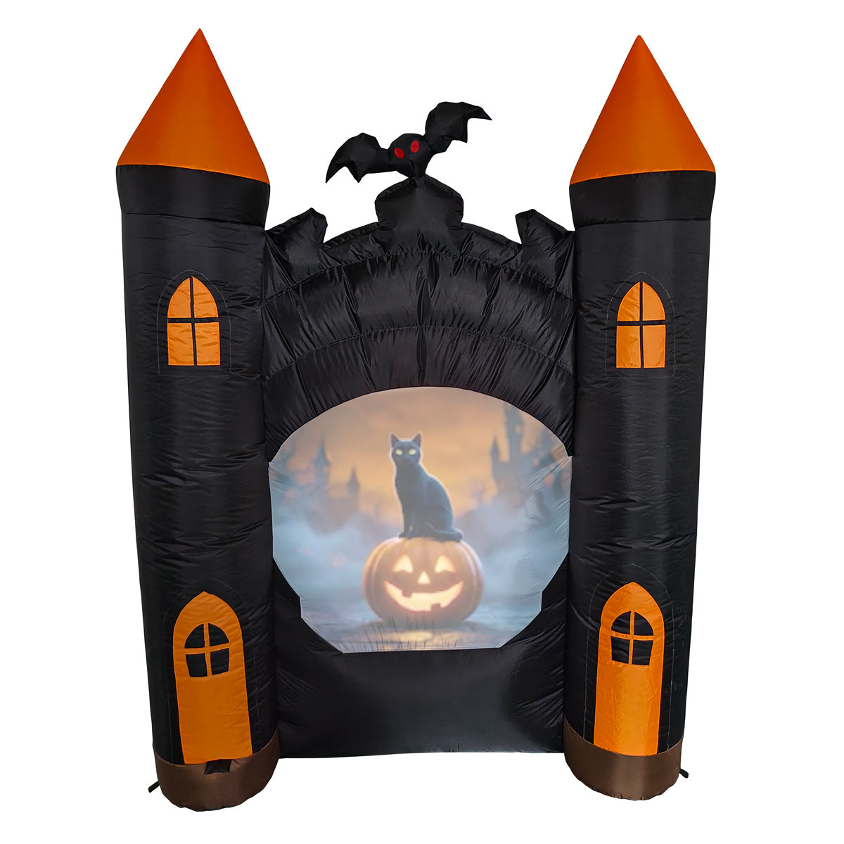 7' Animated Inflatable Haunted Castle