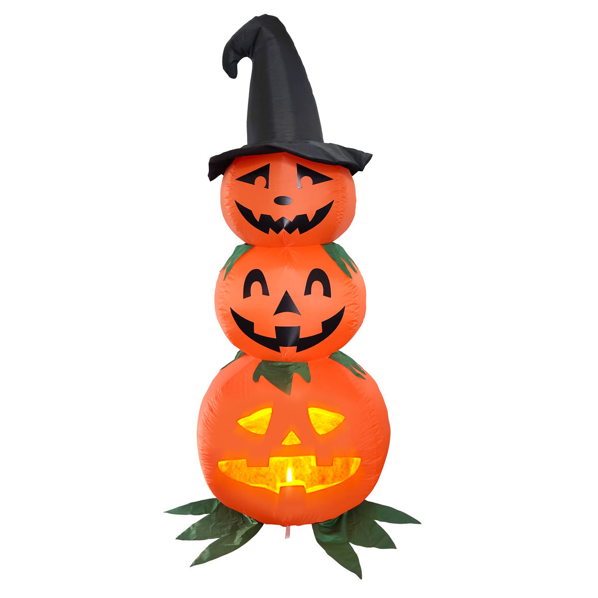 Inflatable 6' Stack Animated Jack-O-Lantern