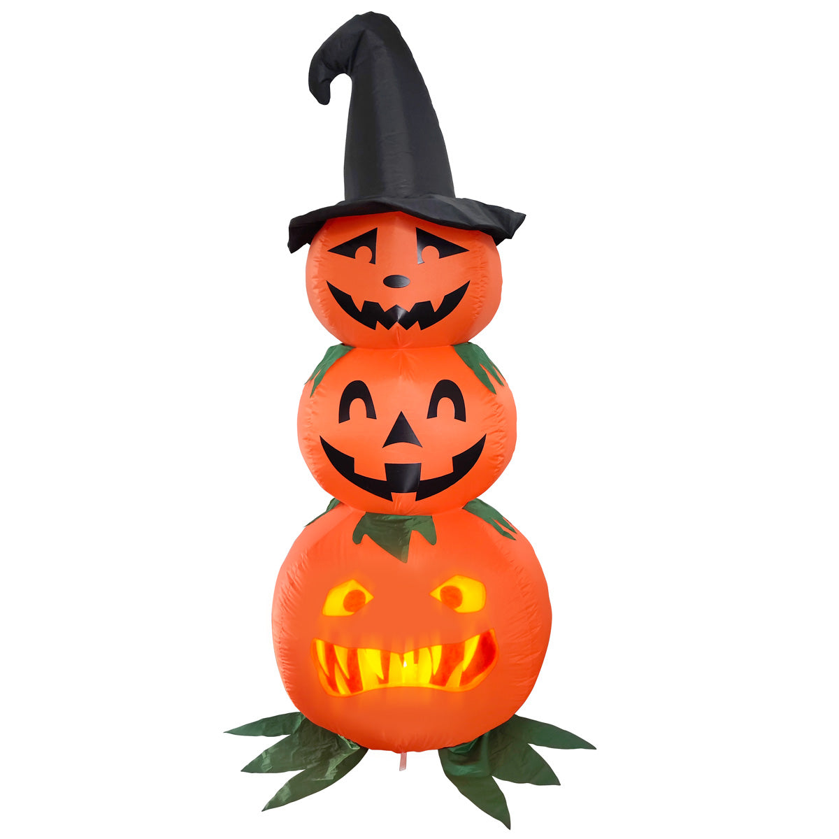 Inflatable 6' Stack Animated Jack-O-Lantern