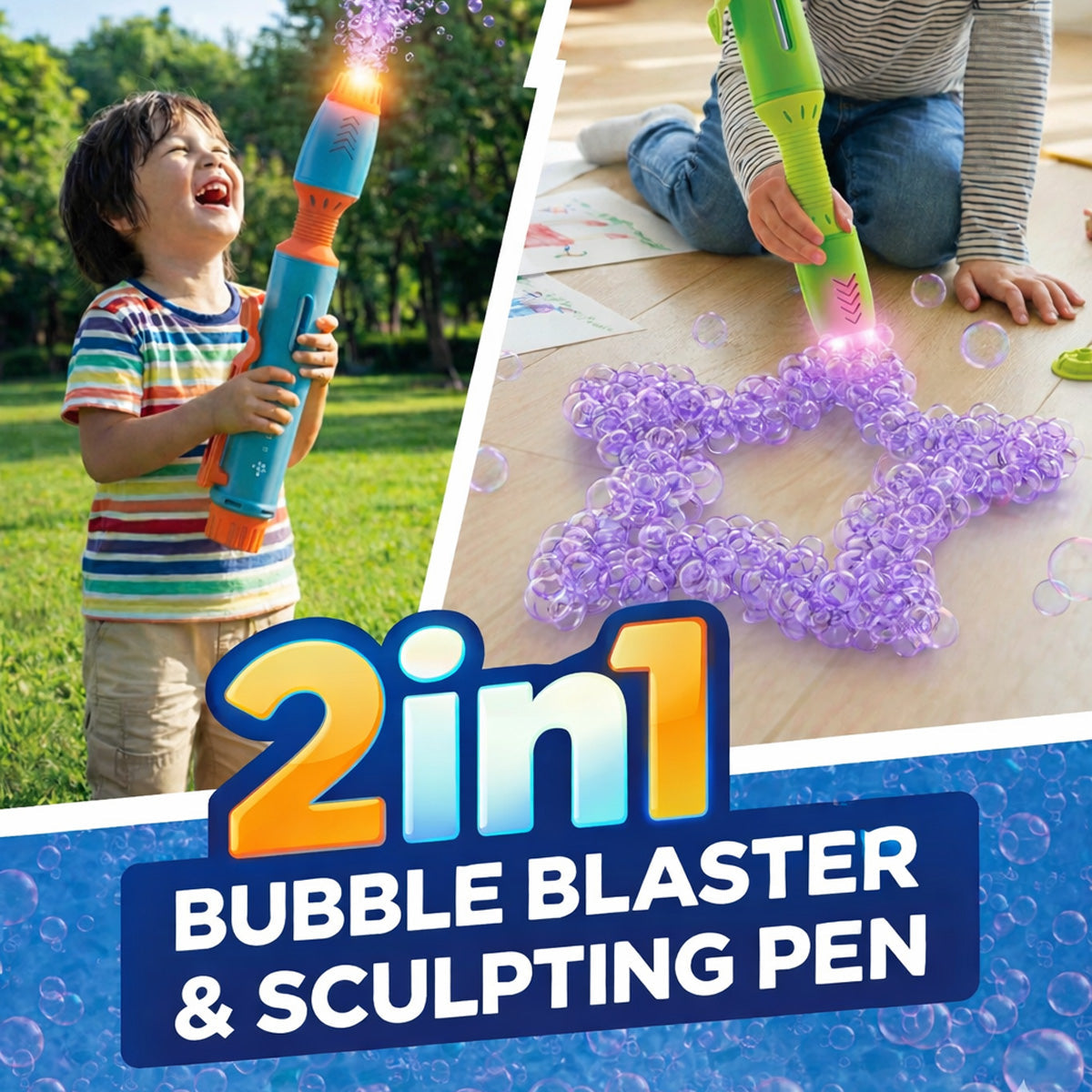 Glow FX Bubble Pen (Set of 2)