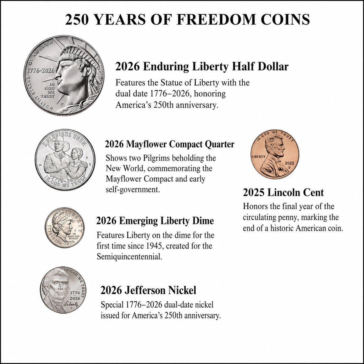 250th Anniversary Collectable Coin Set