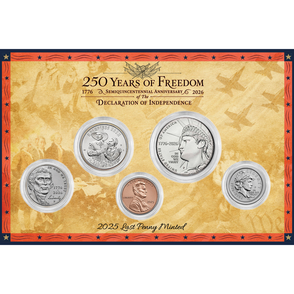 250th Anniversary Collectable Coin Set