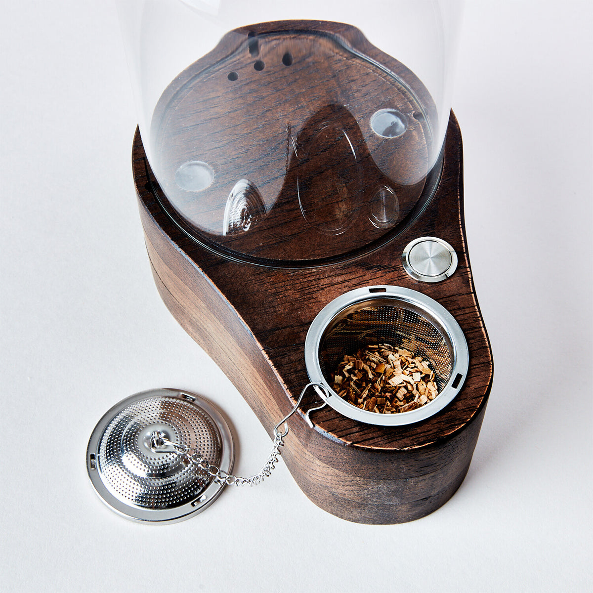 Glass Cocktail Cloche and Smoker Set