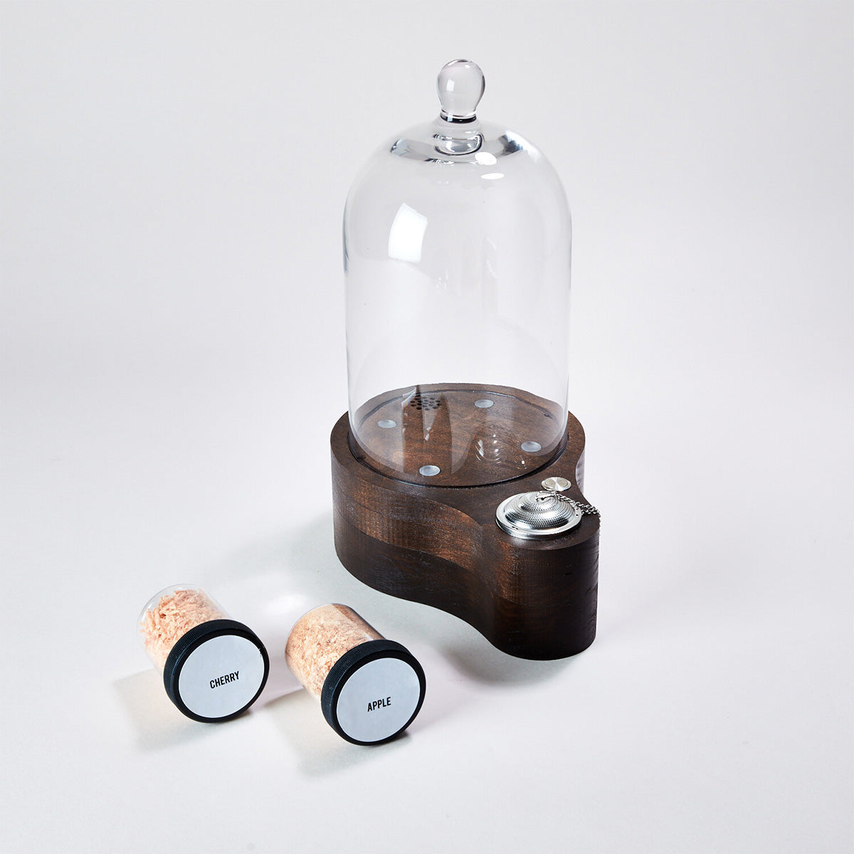 Glass Cocktail Cloche and Smoker Set
