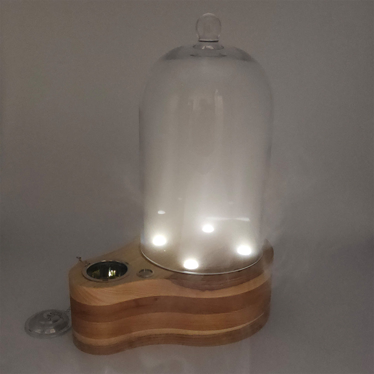 Glass Cocktail Cloche and Smoker Set