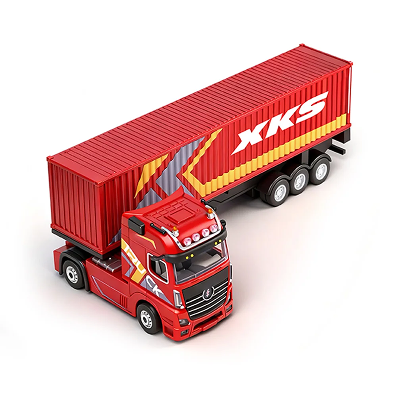1/64 Scale RC 4WD Mini Alloy Container Drift Truck - WLY28