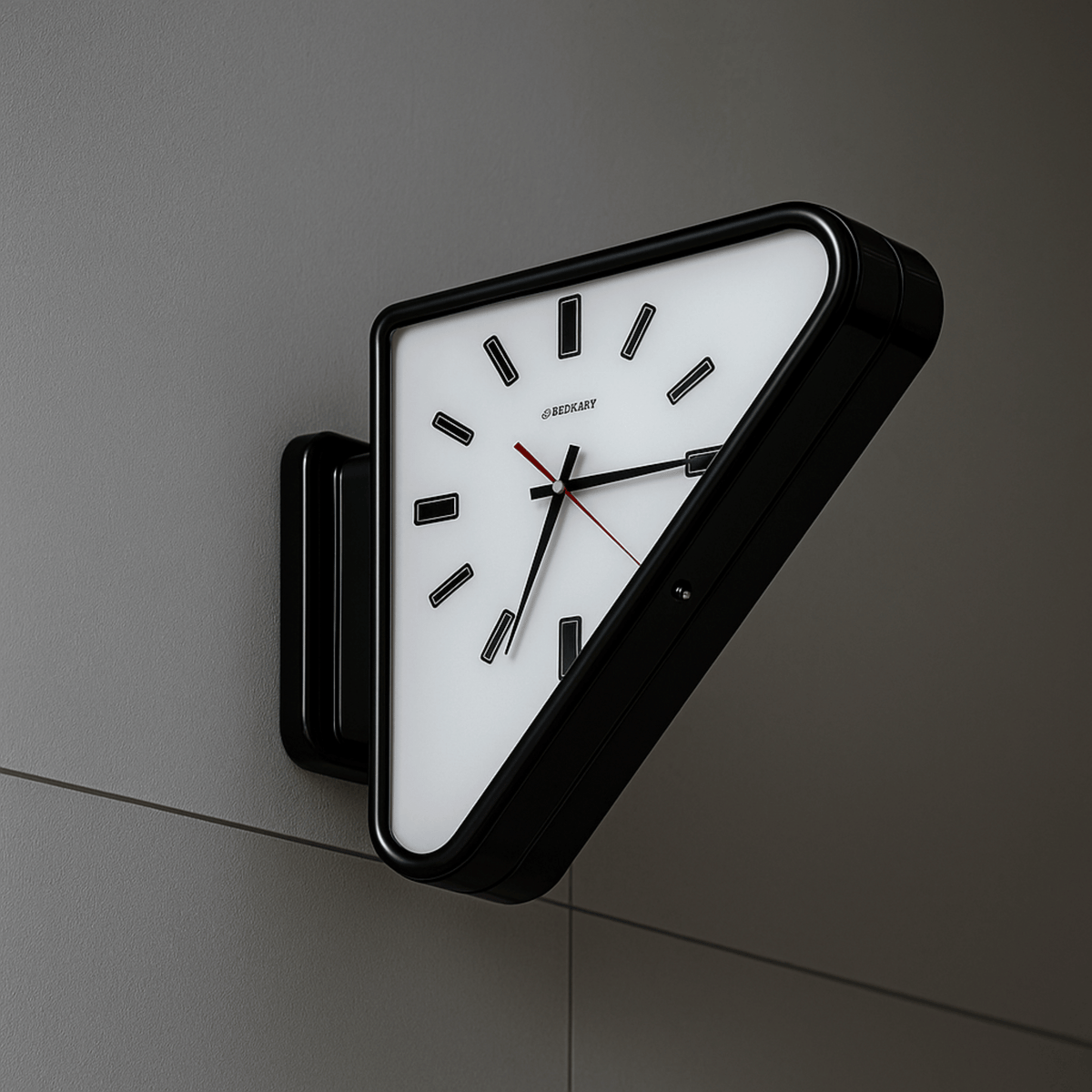 GEOTEMPO – Dual-Sided Wall Clock for Modern Geometric Decor