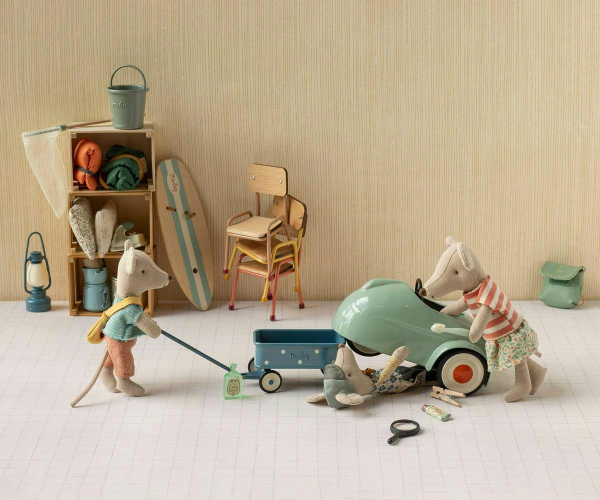 Wagon, Mouse - Blue