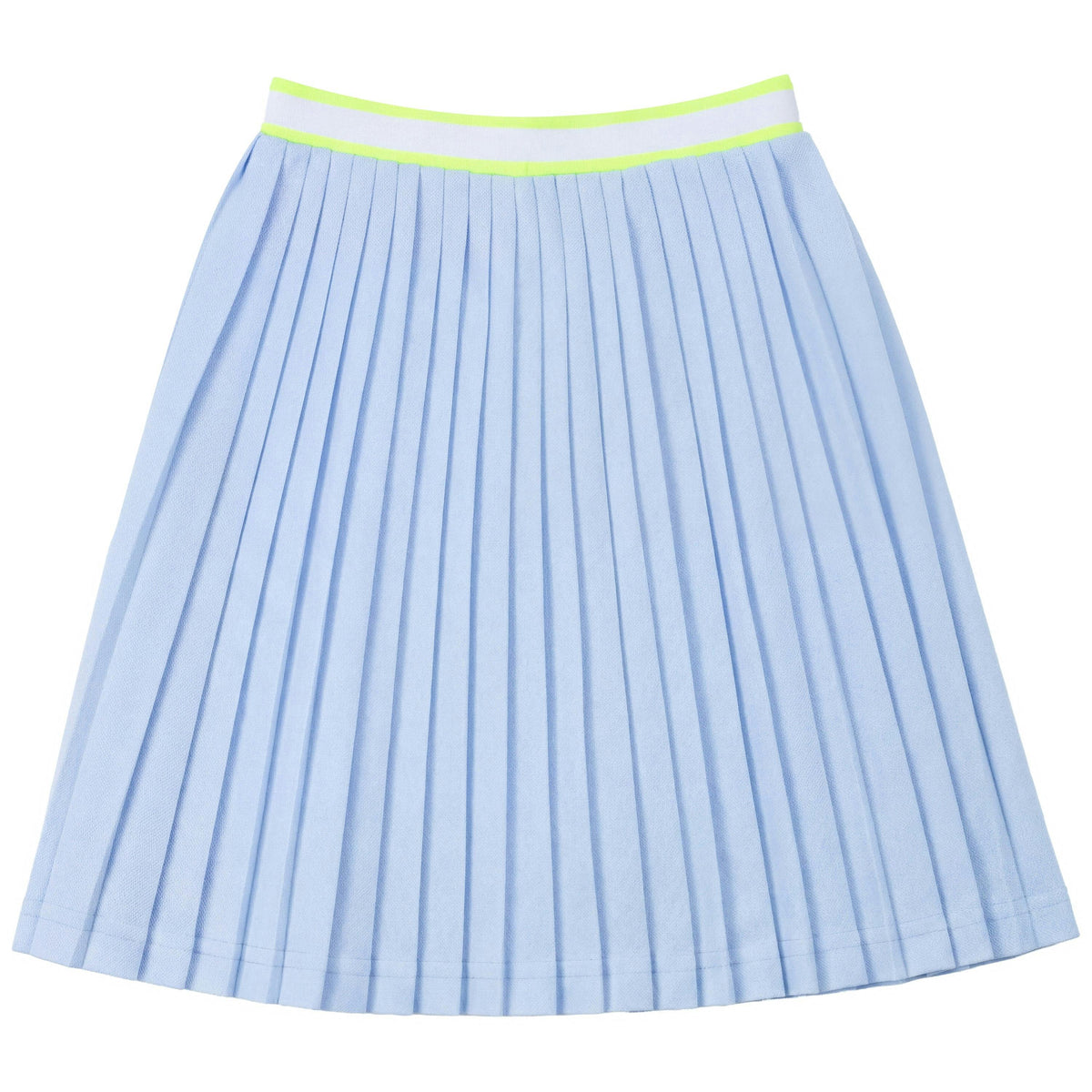 Stripe Pleated Skirt