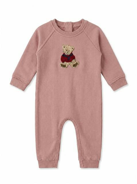 Hook Stitch Bear Romper