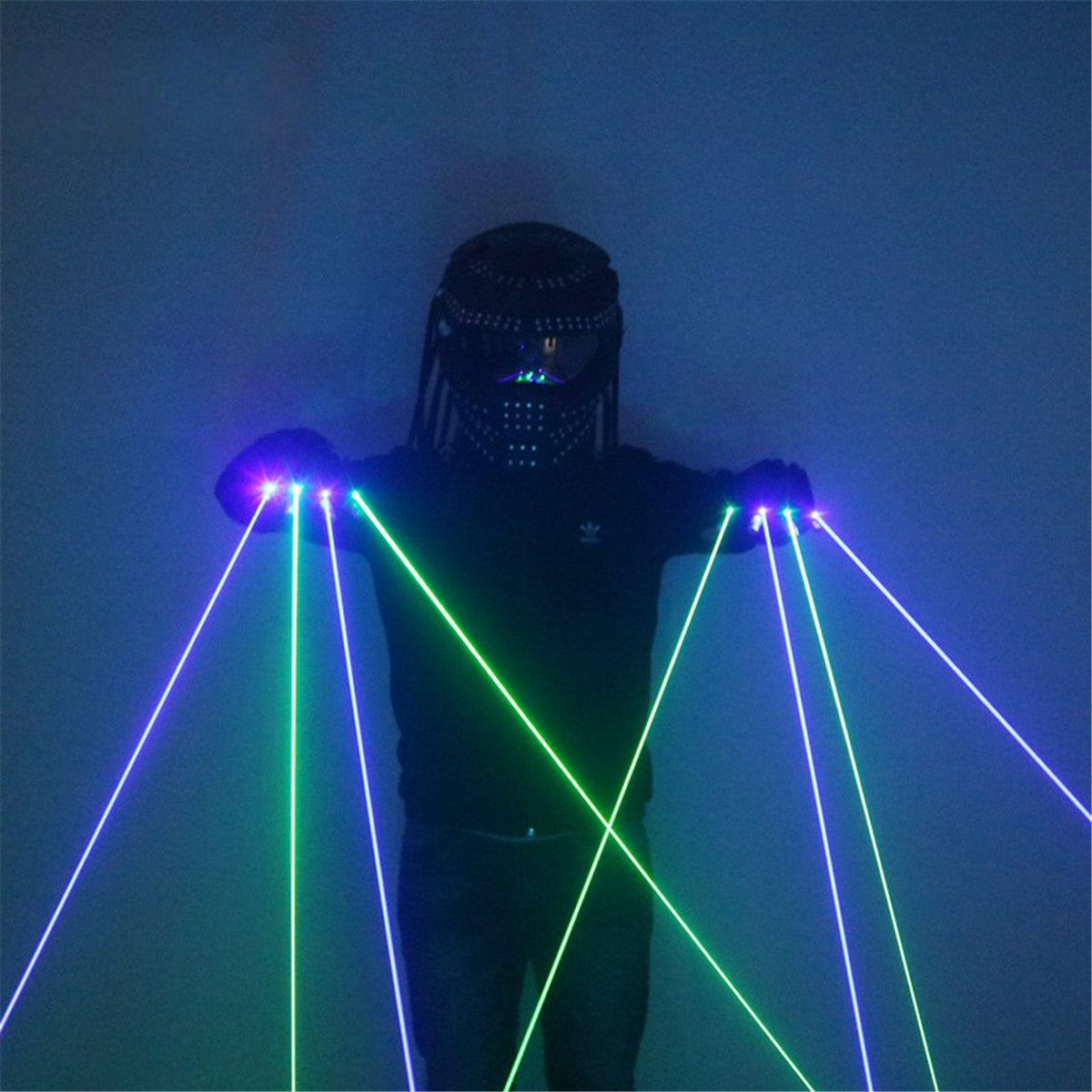 Blue & Green Laser Gloves for Stage Performances