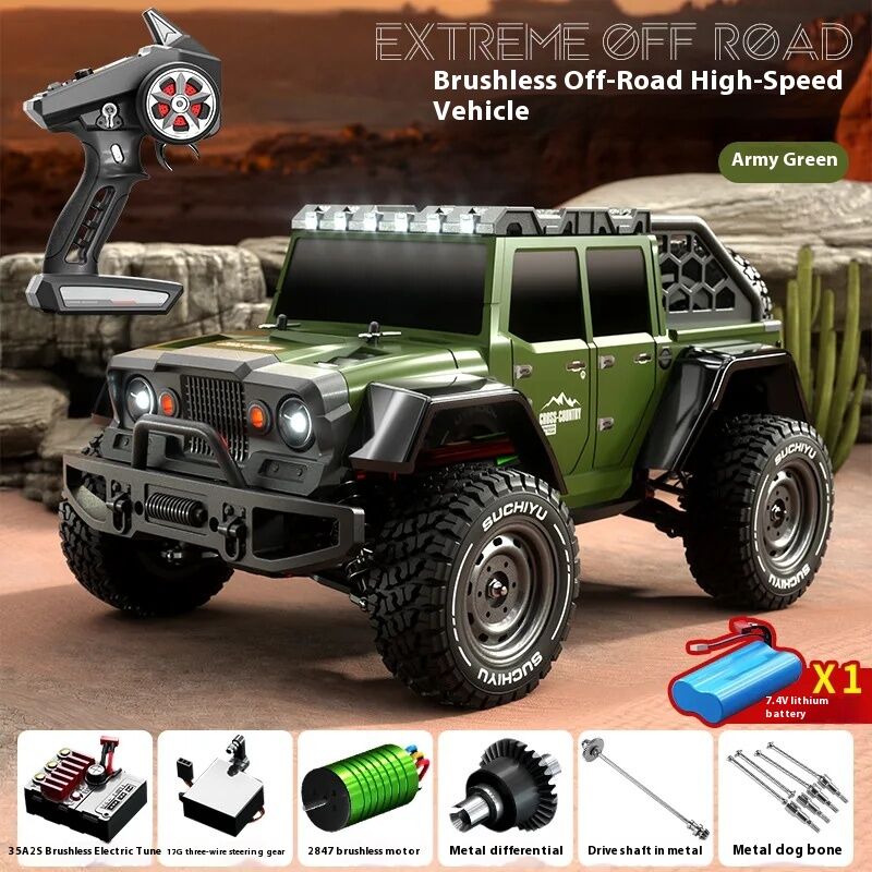 1/16 High-Power 4WD High-Speed Off-Road RC Car – D01