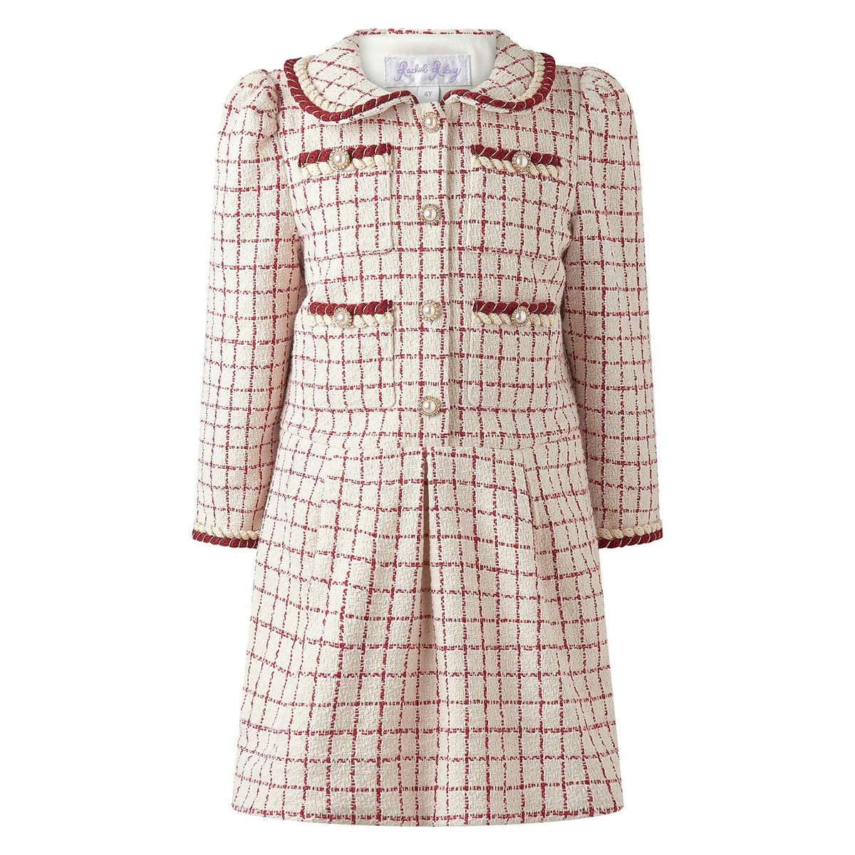 Check Tweed Dress