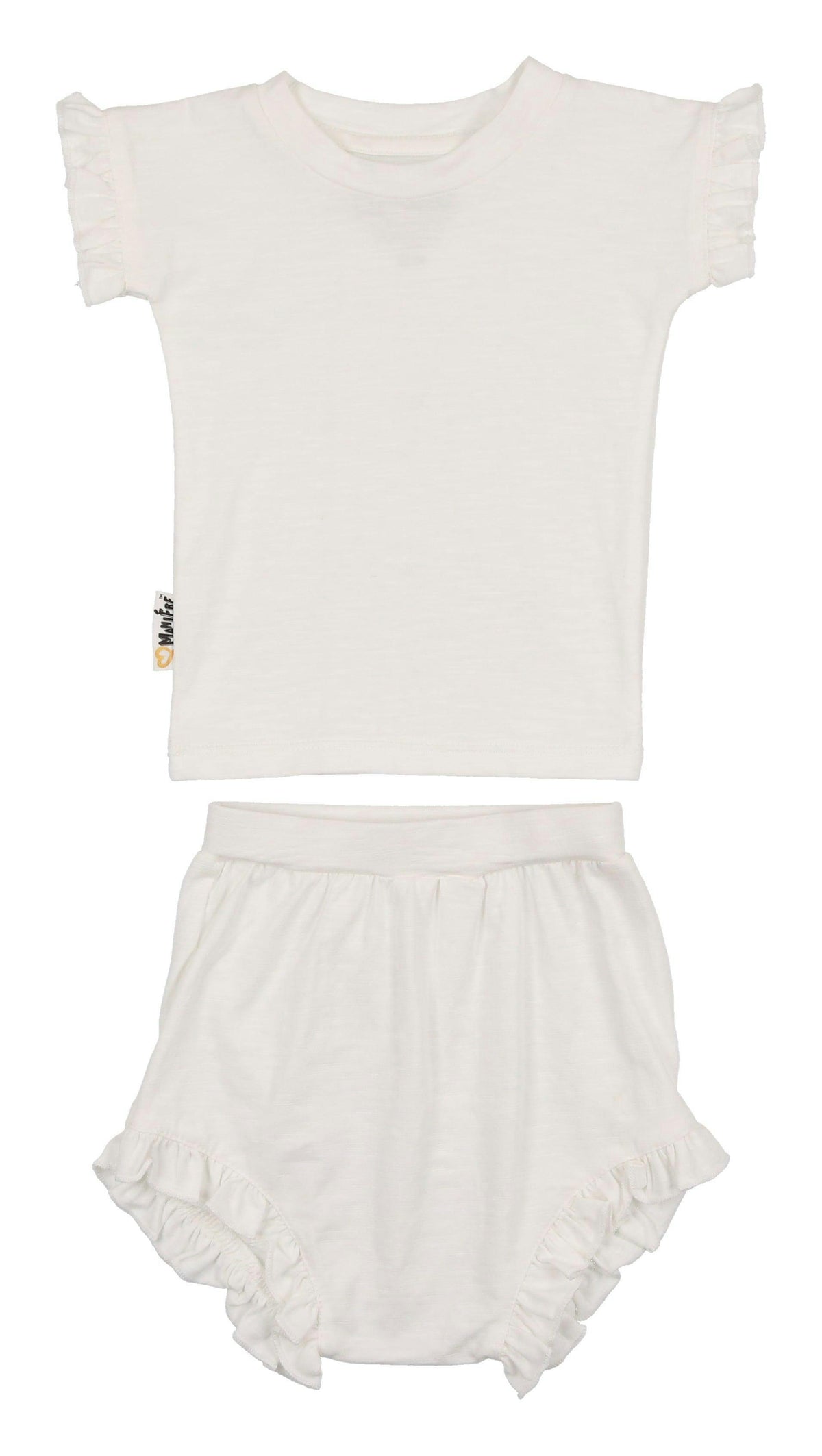 Frilled Sleeve Short Set