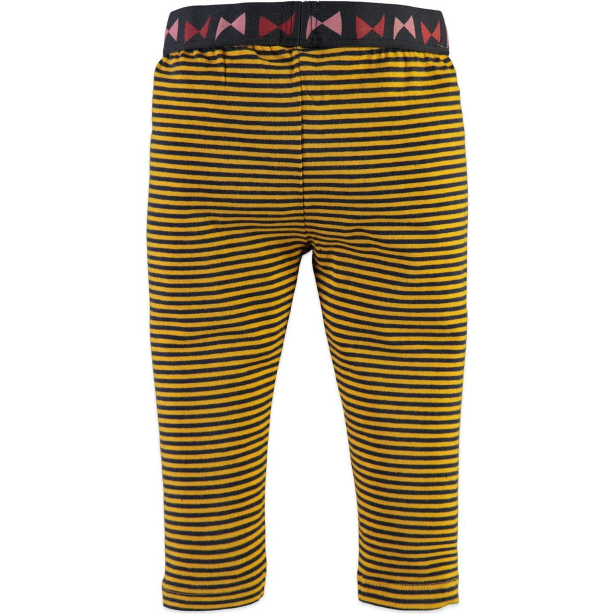 Striped Contrast Waistband Leggings