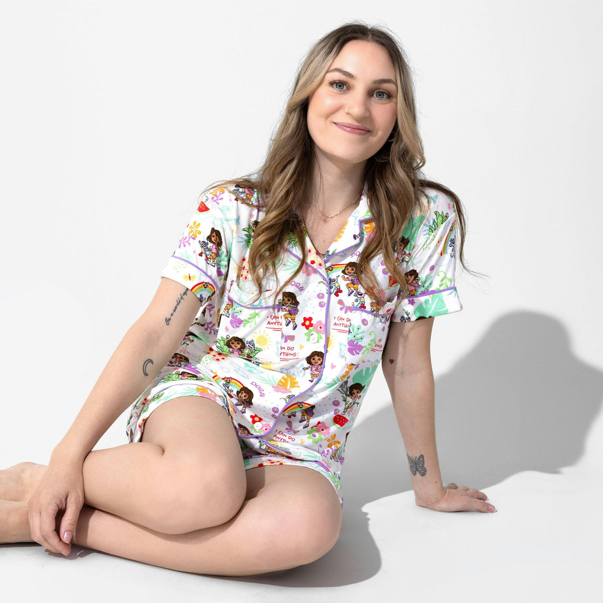 Dora: Tropical Dreams Bamboo Women's Pajama Short Set