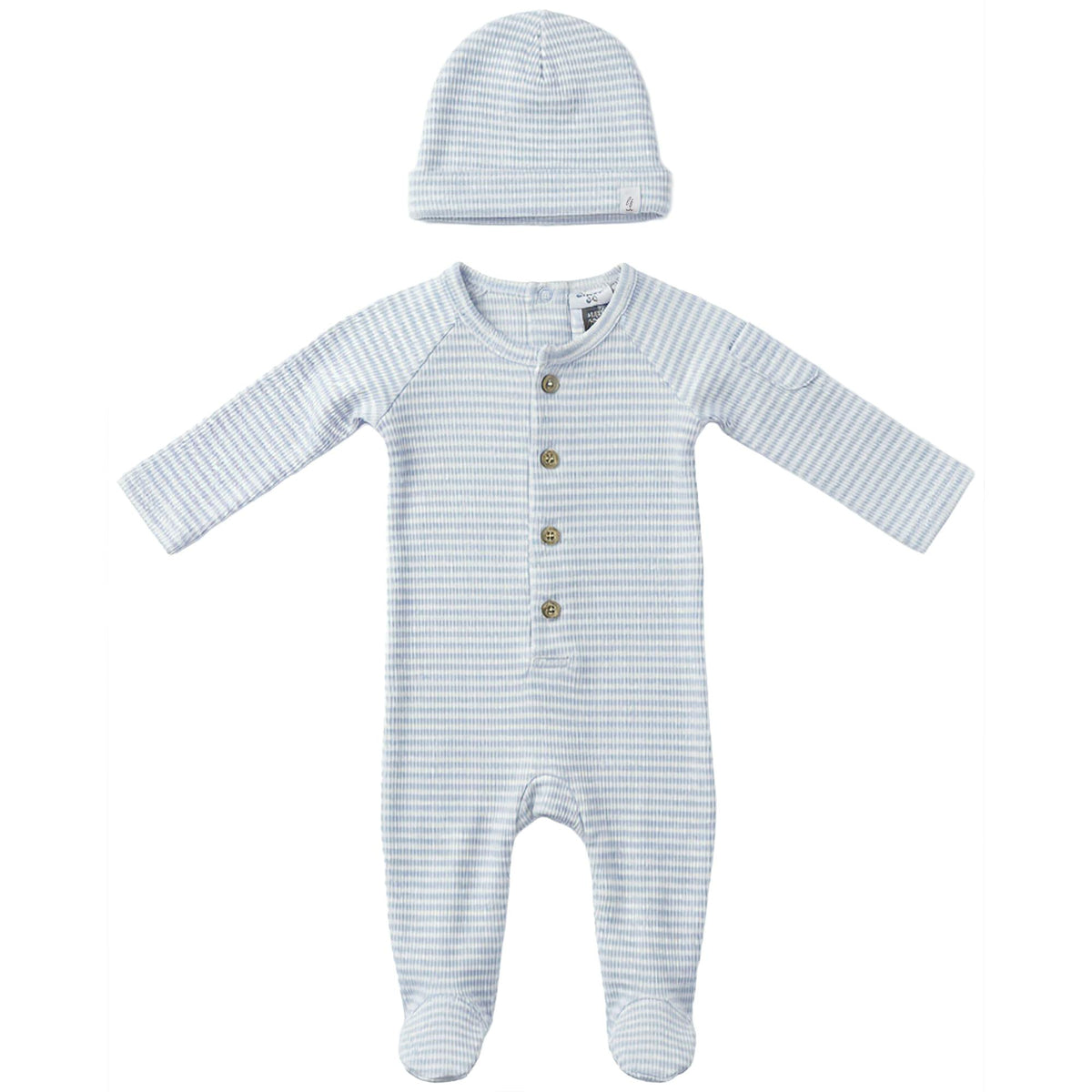 Stripe Rib Onesie Set
