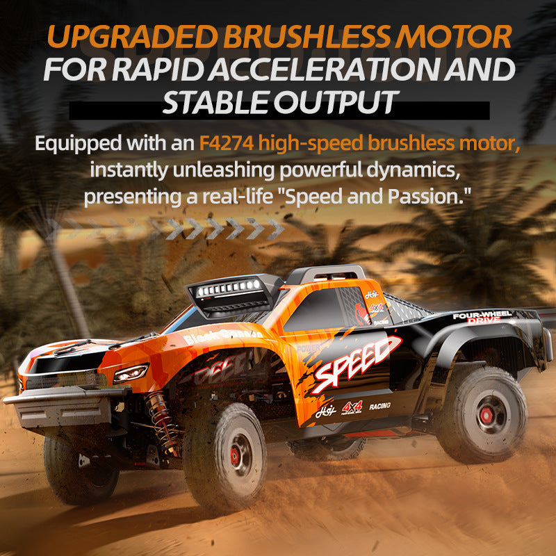 1/8 scale, 90 km/h custom-built monster truck for racing - JJY1