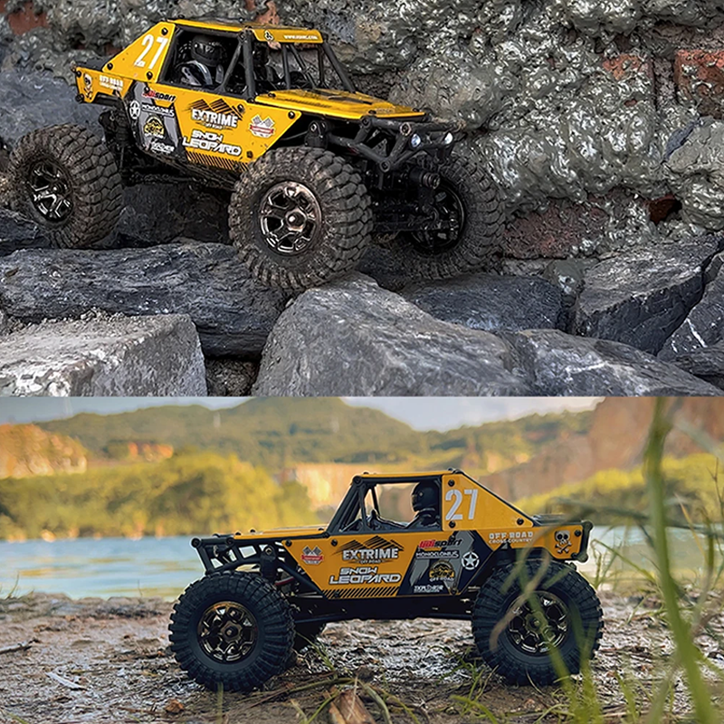 1/24 4WD 4-Wheel Steering Crawler Off-Road Vehicle (with Outrunner Motor) - 2401