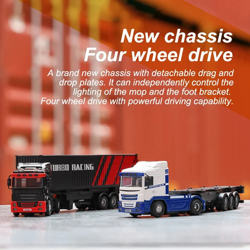 1/76 Remote Control Semi-Trailer Truck P81 10-Channel - TCY12