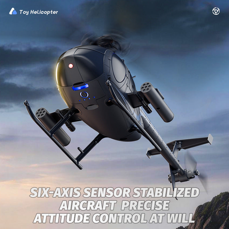 6-Channel RC Helicopter/Drone with One-Key Inverted Flight and Barometric Altitude Hold--AJ01
