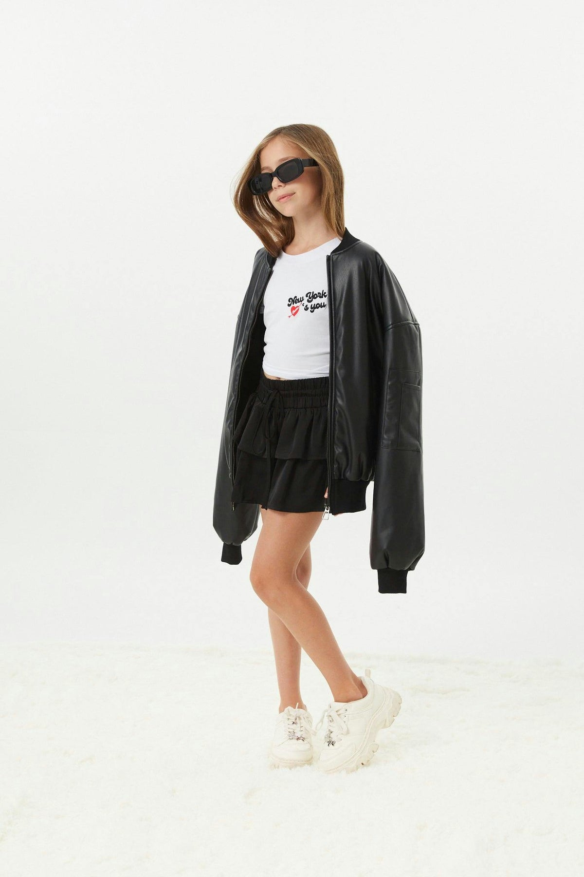 Valley Black Vegan Leather Jacket