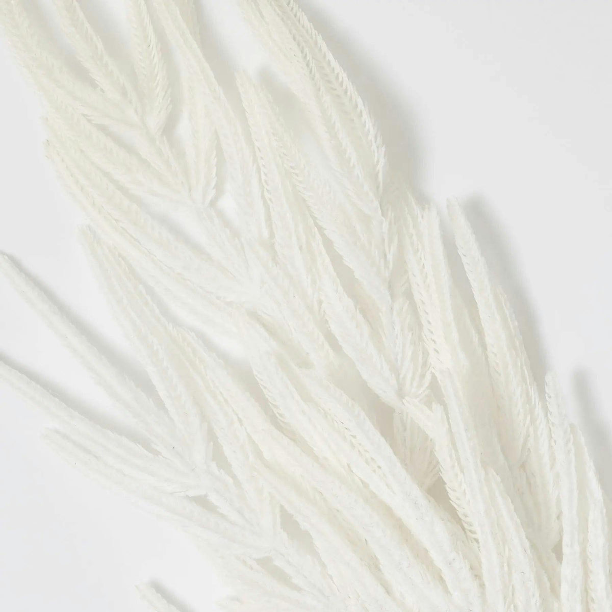 Real Touch Flocked White Norfolk Pine Branch Christmas Spray - 37"