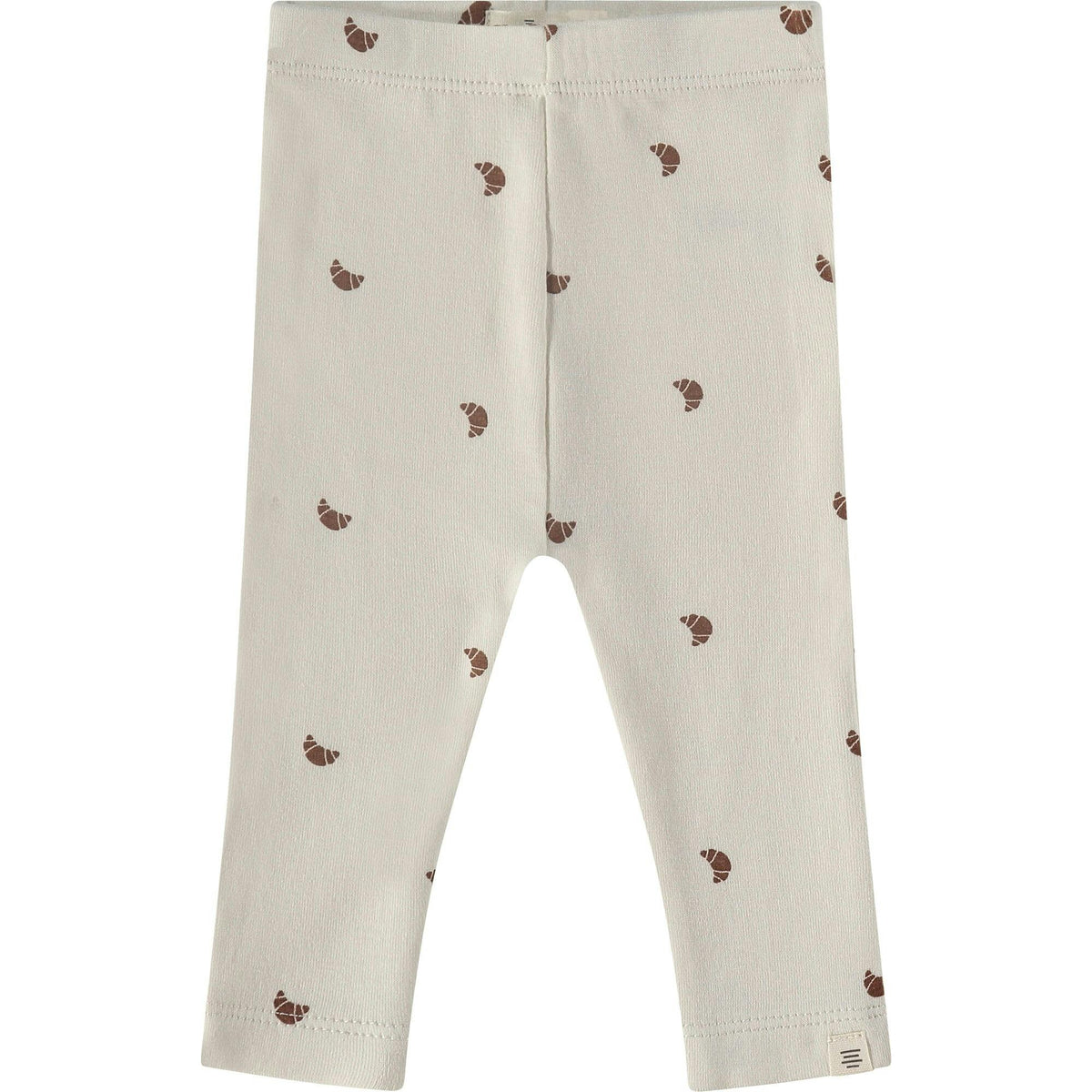 Croissant Print Straight Fit Leggings