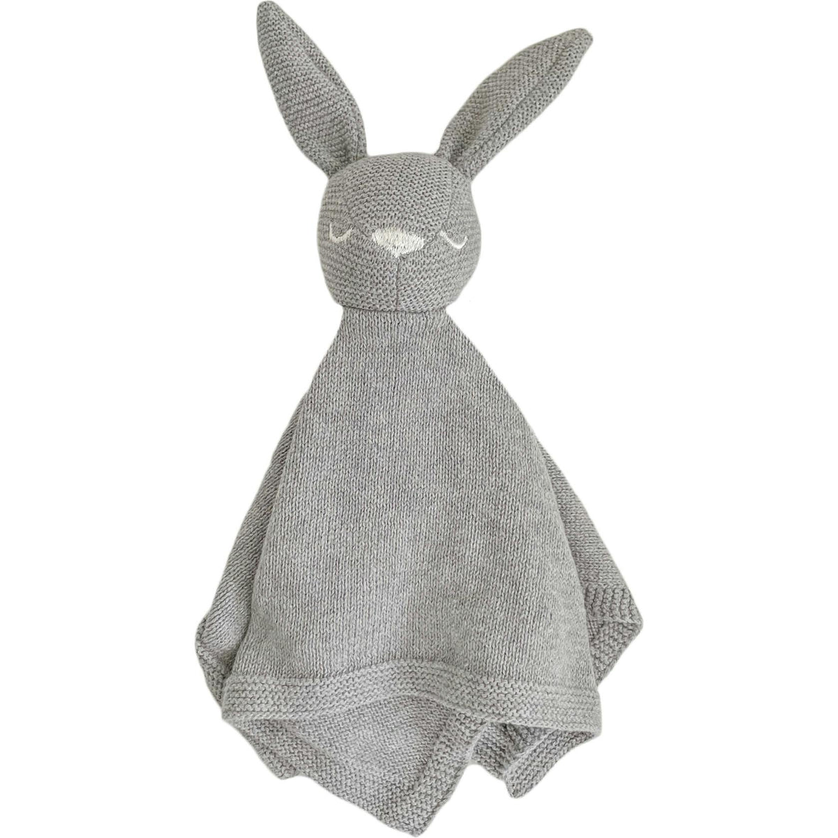 Organic Cotton Bunny Lovey, Grey