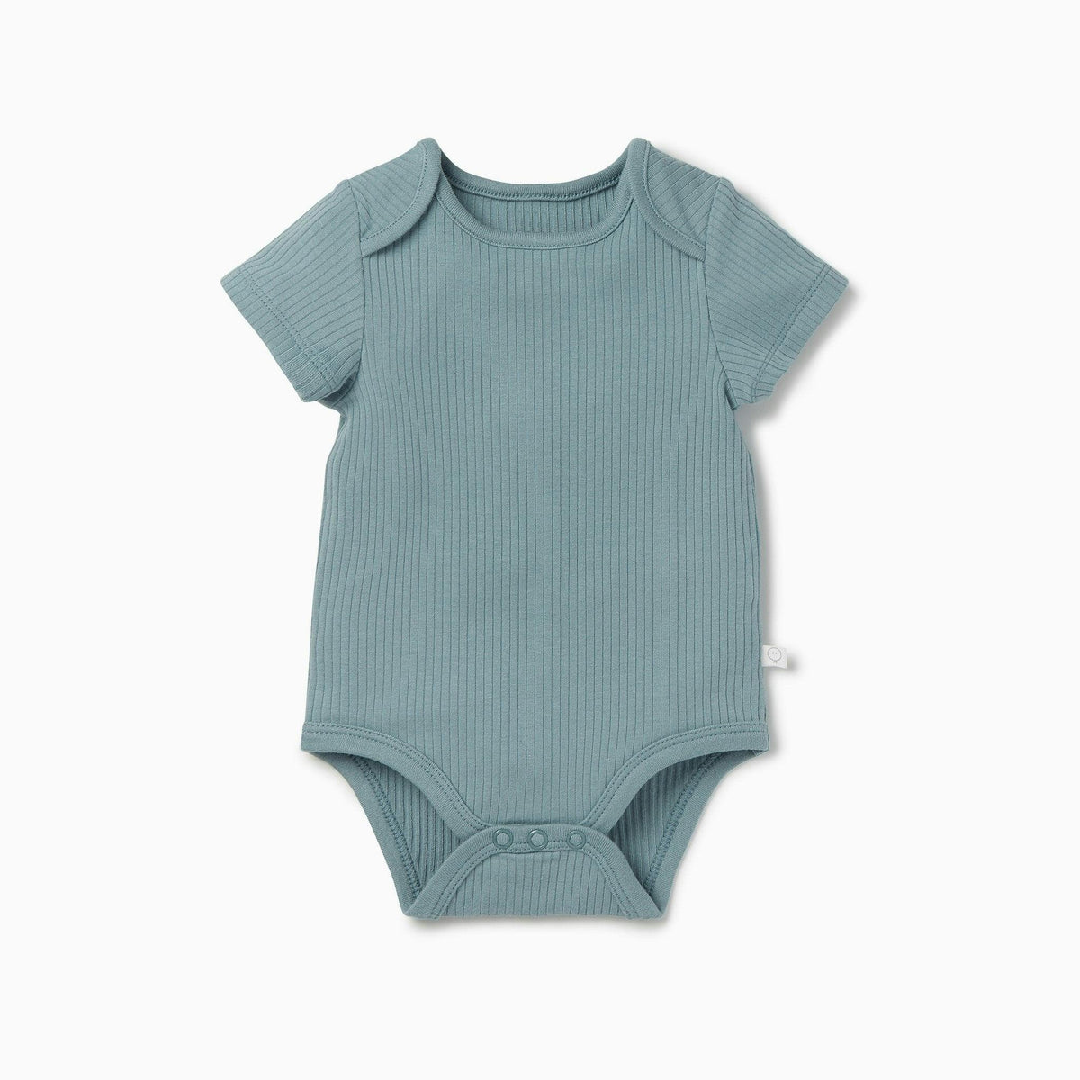 Ribbed Short Sleeve Bodysuit