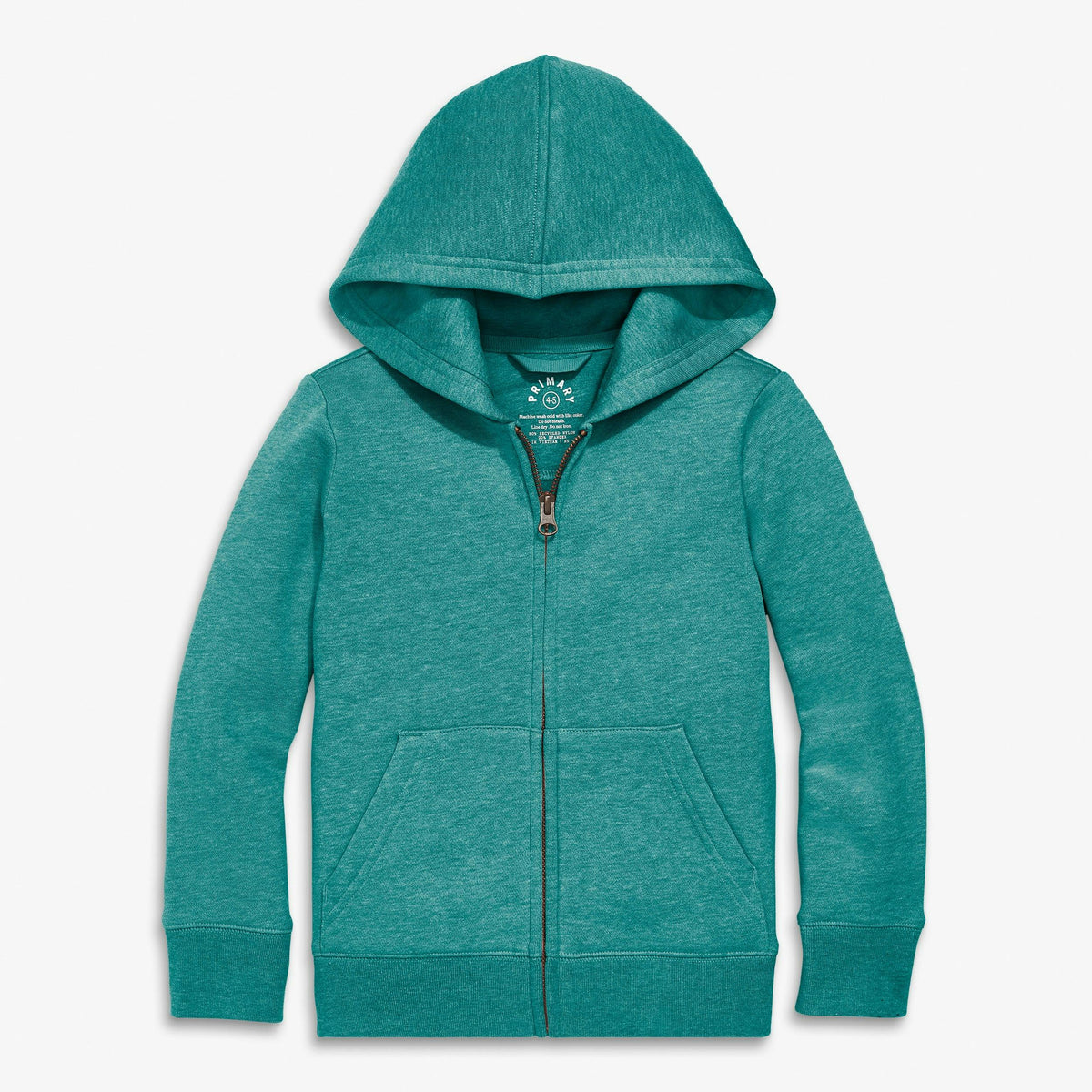 Kids cozy fleece zip hoodie