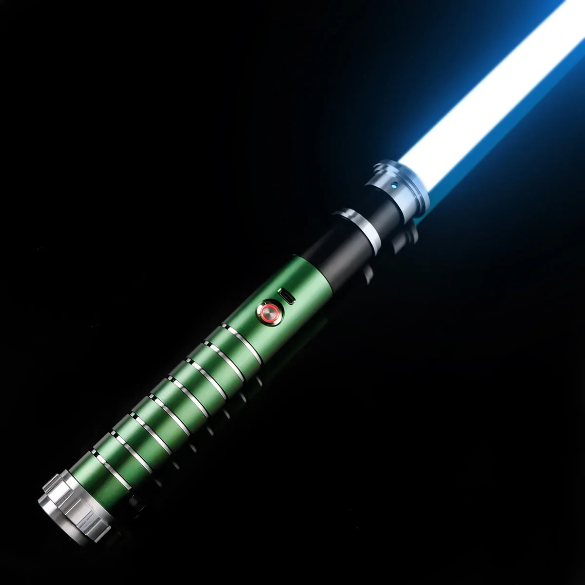 The Counselor Lightsaber – Green & Silver VHC Hilt